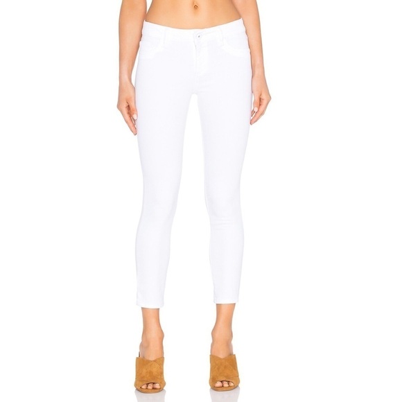 DL1961 Florence Instasculpt Cropped Jeans in Porcelain White - Picture 1 of 12